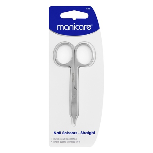 Manicare Nail Scissors, Straight x 3