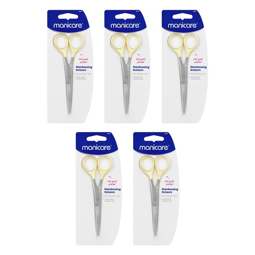 Manicare Hairdressing Scissors x 3 Bundle of 5