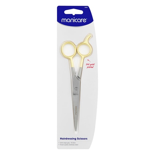 Manicare Hairdressing Scissors, 16cm Extra Large Grip x 3