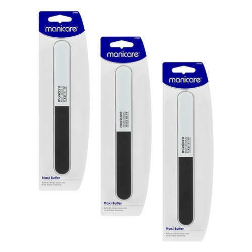Manicare Maxi 3 Way Buffer x 3 Bundle of 3