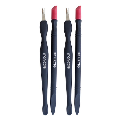 Manicare Cuticle Trimmer with Cut Pusher x 3 Bundle of 2