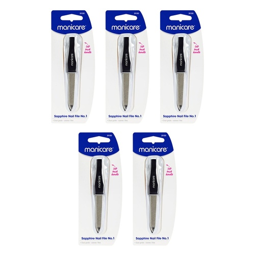 Manicare Sapphire Nail File No. 1 x 3 Bundle of 5