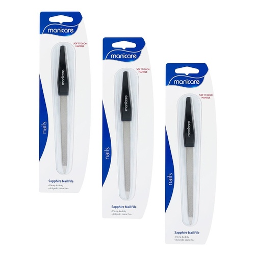 Manicare Sapphire Nail File No.5 x 3 Bundle of 3
