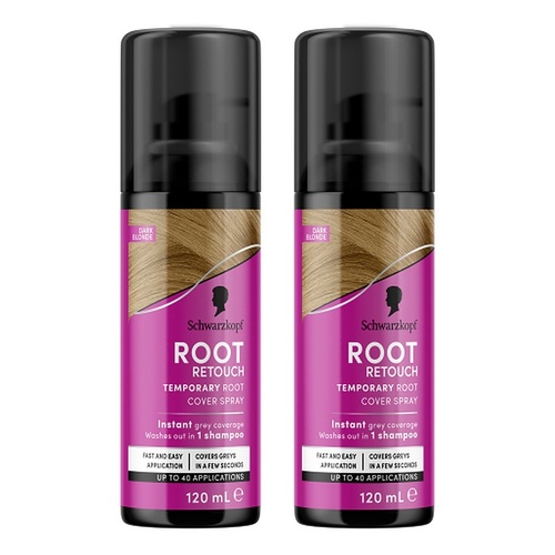 Schwarzkopf Root Retoucher Dark Blonde 70g Pack of 2