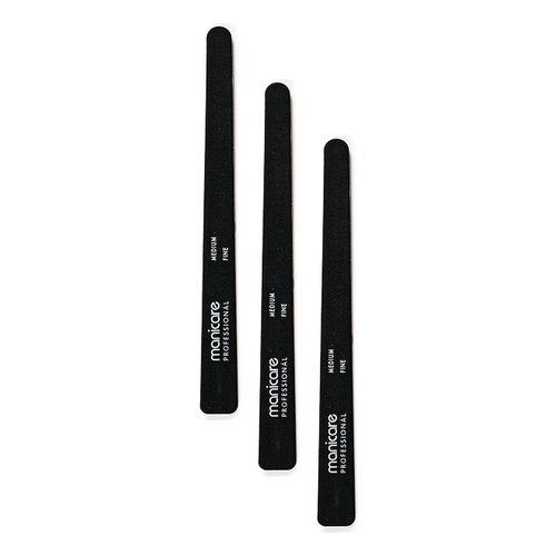 Manicare Nail Shaper Medium & Fine 140mm x 3 Bundle of 3