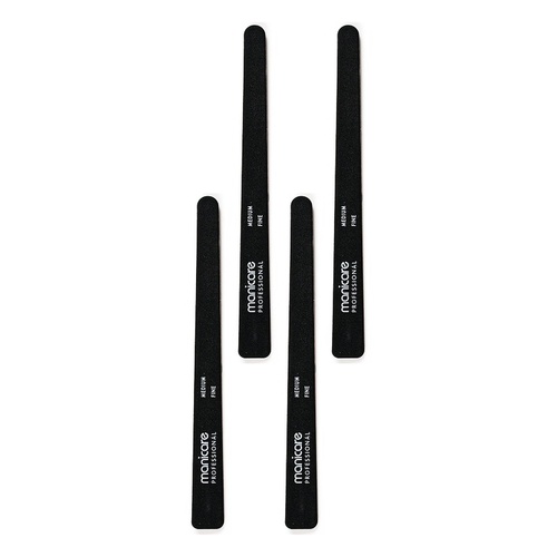 Manicare Nail Shaper Medium & Fine 140mm x 3 Bundle of 4