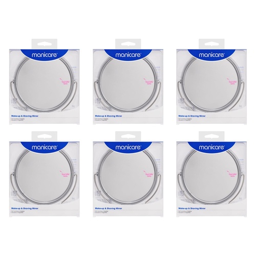 Manicare Make-up & Shaving Mirror x 3 Bundle of 6