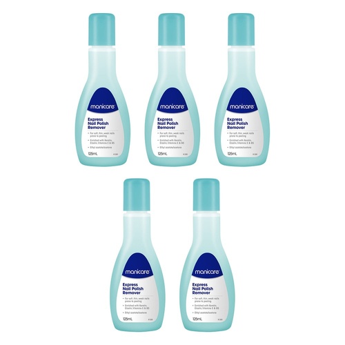 Manicare Express Nail Polish Remover 125mL x 3 Bundle of 5