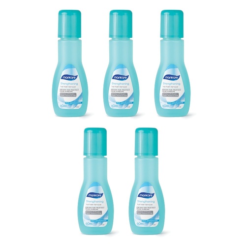 Manicare Nail Polish Remover Super Fast with Vitamin E 60mL x 3 Bundle of 5