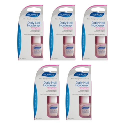 Manicare Daily Nail Hardener 12mL x 3 Bundle of 5