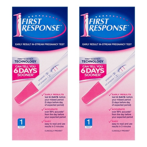 First Response Early Result In-Stream Pregnancy Test Pack of 2