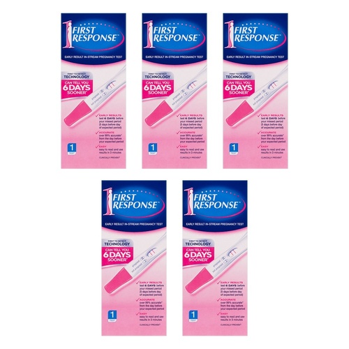 First Response Early Result In-Stream Pregnancy Test Pack of 5