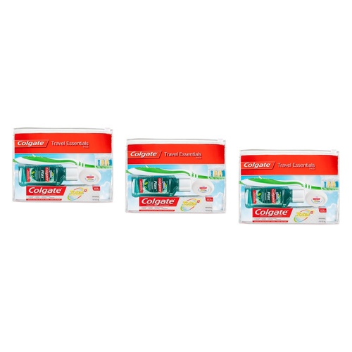 Colgate Travel Essentials Pack Bundle of 3