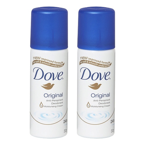 Dove Antiperspirant Deodorant Original 30g Pack of 2
