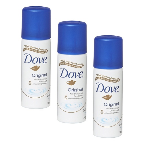 Dove Antiperspirant Deodorant Original 30g Pack of 3
