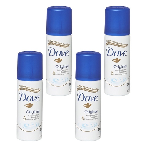 Dove Antiperspirant Deodorant Original 30g Pack of 4