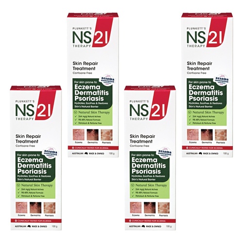 Nutri-Synergy Plunketts NS21 Skin Repair Treatment 100g Pack of 4