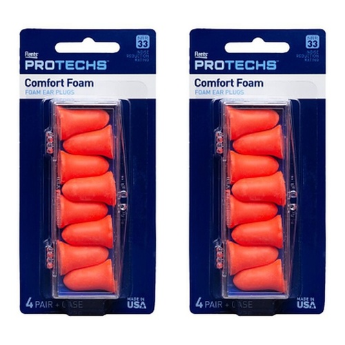 Flents K30 Soft Foam Ear Plugs 4 Pairs Pack of 2