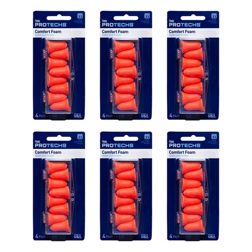 Flents K30 Soft Foam Ear Plugs 4 Pairs Pack of 6