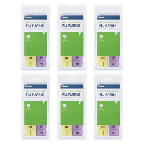 Ezy Dose 14 Day Pill Reminder Duets Pack of 6