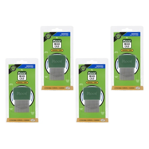Ego Moov Head Lice Removal Comb Pack of 4