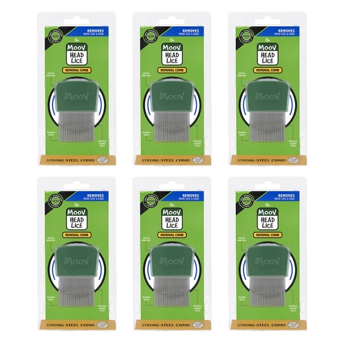 Ego Moov Head Lice Removal Comb Pack of 6