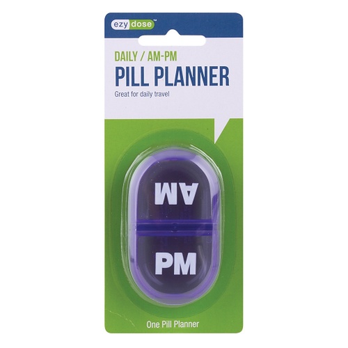 Ezy Dose Daily AM & PM Pill Reminder Box