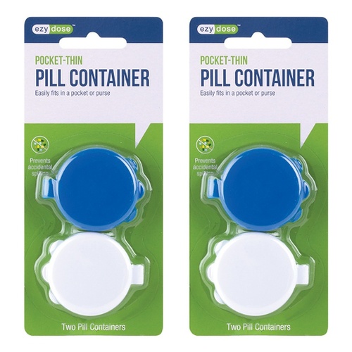Ezy Dose Pocket Pill Caddy Pack of 2