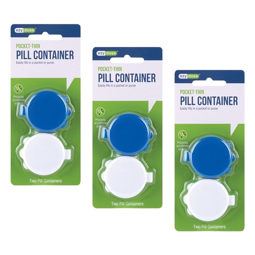 Ezy Dose Pocket Pill Caddy Pack of 3