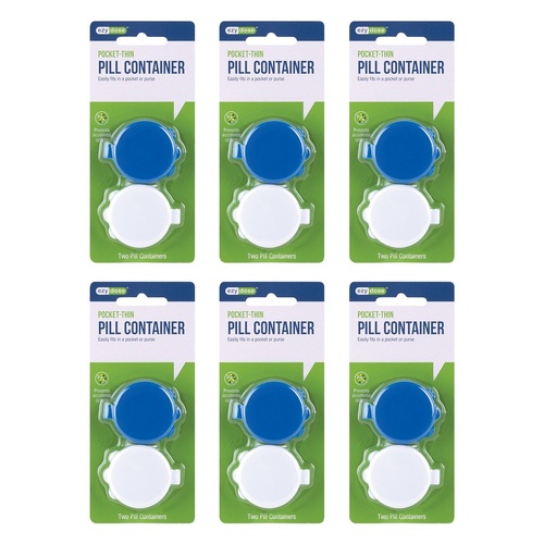 Ezy Dose Pocket Pill Caddy Pack of 6
