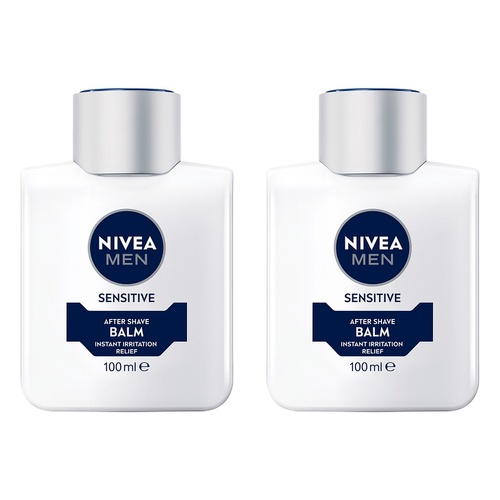 NIVEA Men Sensitive After Shave Balm 100mL Pack of 2