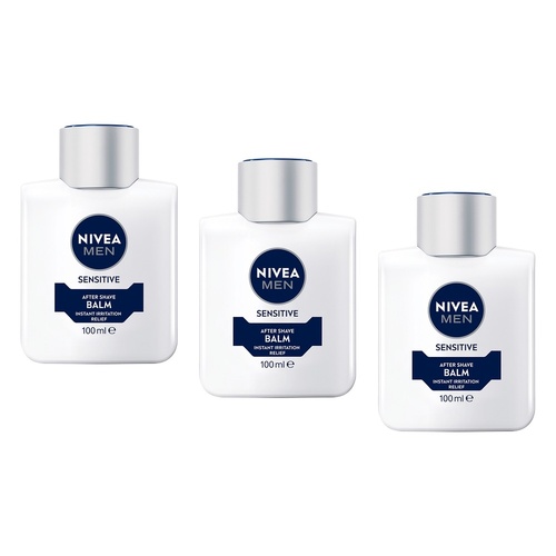 NIVEA Men Sensitive After Shave Balm 100mL Pack of 3