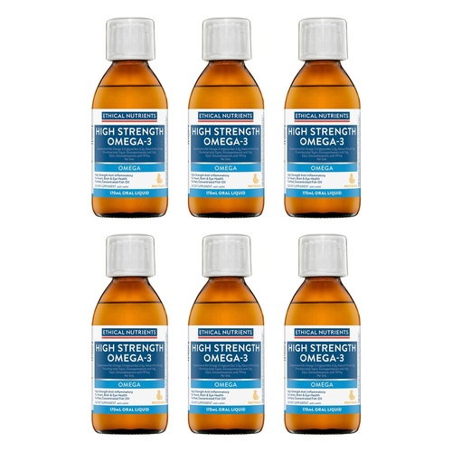 Ethical Nutrients High Strength Omega-3 Fruit Punch 170mL Pack of 6
