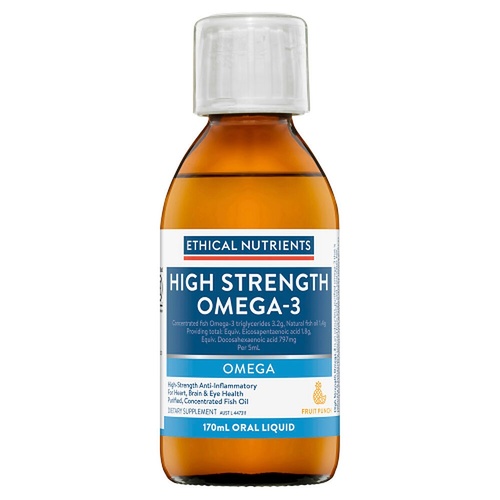 Ethical Nutrients High Strength Omega-3 Fruit Punch 170mL