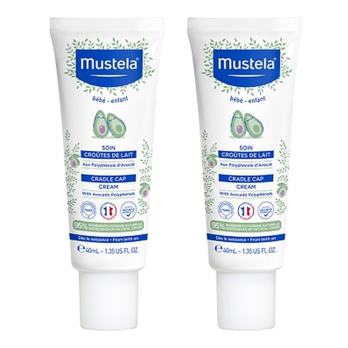 Mustela Baby Cradle Cap Cream 40mL Pack of 2