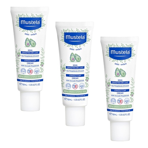 Mustela Baby Cradle Cap Cream 40mL Pack of 3