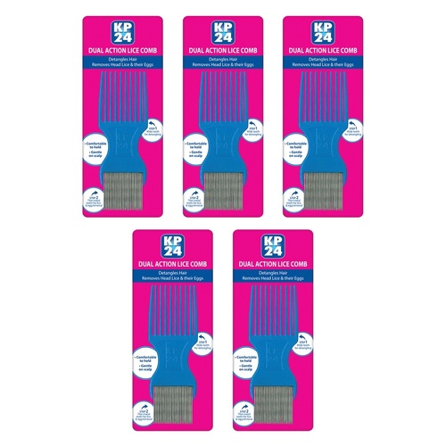 KP24 Metal Nit Comb Pack of 5