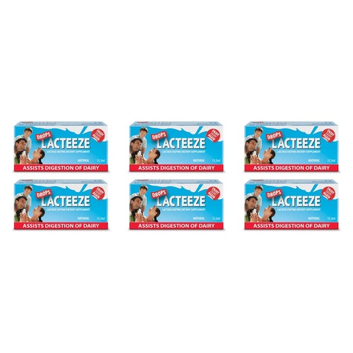 Lacteeze Drops 15.5mL Pack of 6