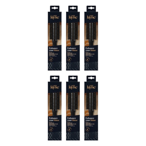 Lady Jayne Small Porcupine Radial Brush x 3 Bundle of 6