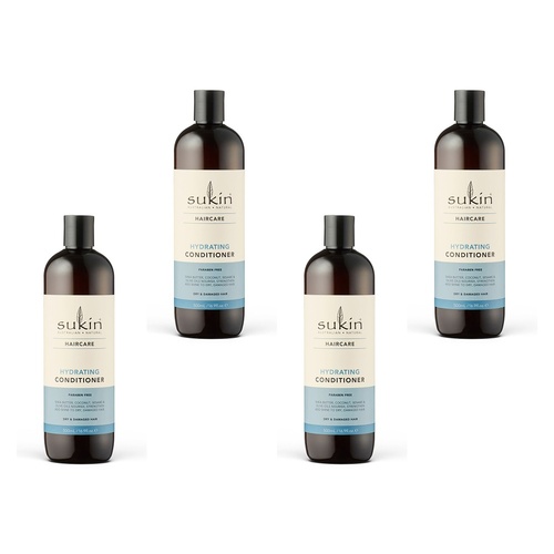 Sukin Hydrating Conditioner 500mL Pack of 4
