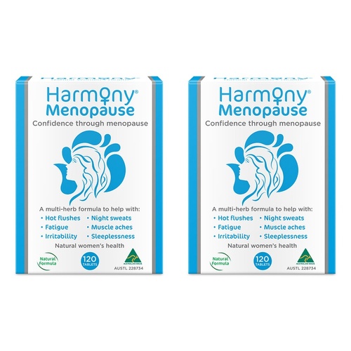 Harmony Menopause Herbal Formula 120 Tablets Pack of 2