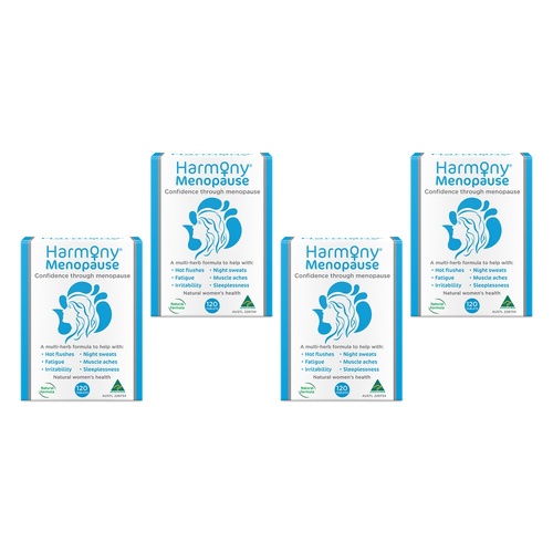 Harmony Menopause Herbal Formula 120 Tablets Pack of 4