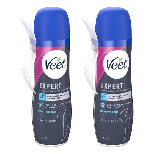 Veet Spray On Sensitive 150g Pack of 2