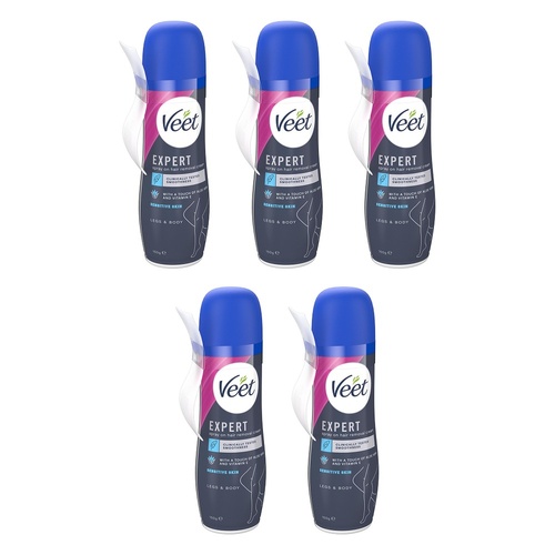 Veet Spray On Sensitive 150g Pack of 5