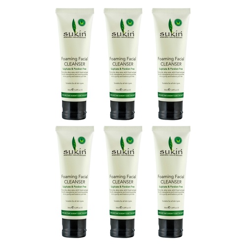 Sukin Signature Foaming Facial Cleanser 50mL Pack of 6