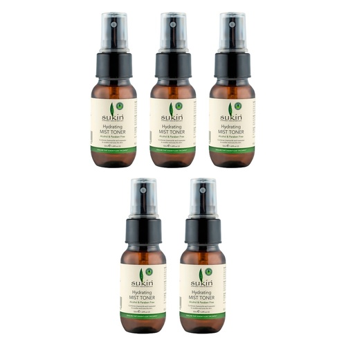 Sukin Signature Hydrating Mist Toner 50mL Pack of 5