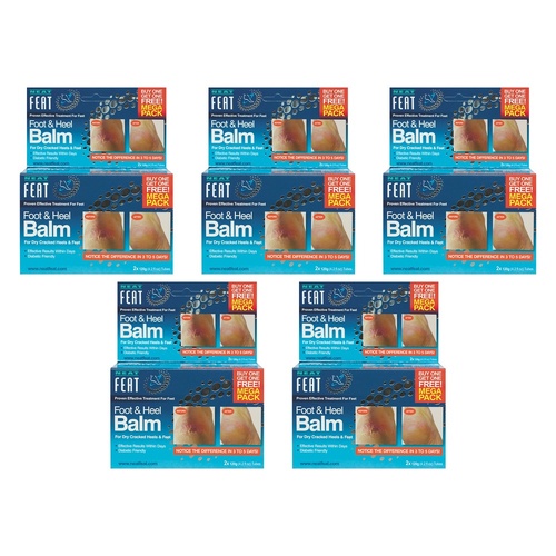 Neat Feat Foot & Heel Balm 2 x 120g Pack of 5