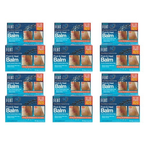Neat Feat Foot & Heel Balm 2 x 120g Pack of 6