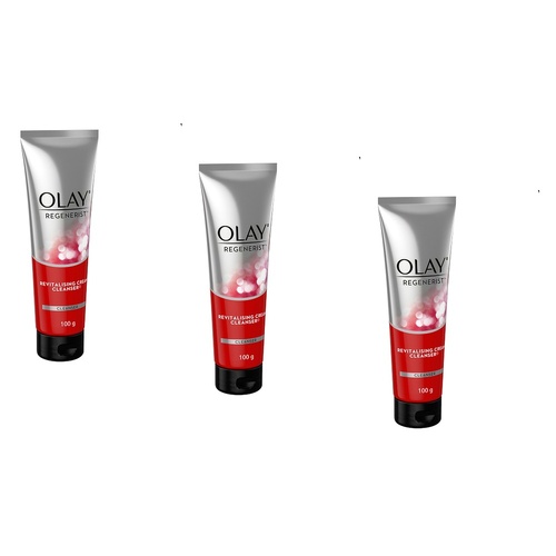 Olay Regenerist Revitalising Cream Cleanser 100g Pack of 3