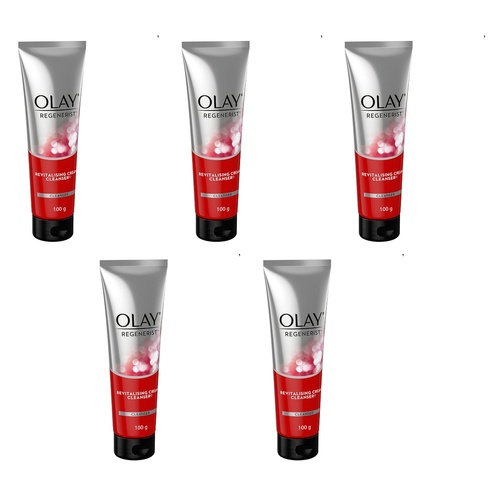 Olay Regenerist Revitalising Cream Cleanser 100g Pack of 5